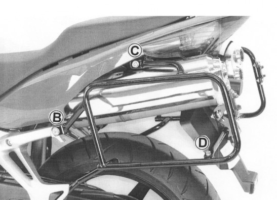 Koffer halter set Honda VFR 800 I