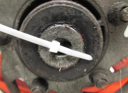 Rear wheel complete Suzuki GSX F 600