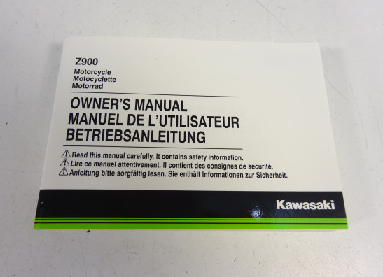 Instructieboekje Kawasaki Z 900