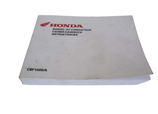 Fahrerhandbuch Honda CBF 1000