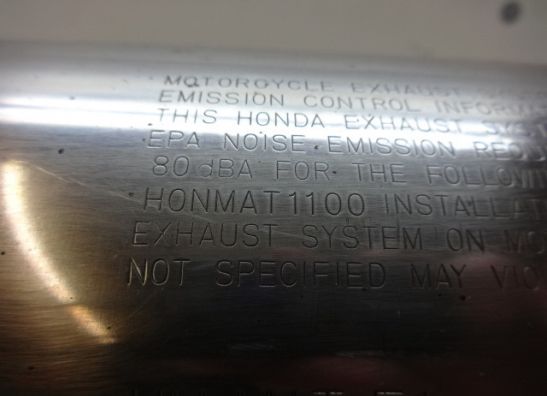 Uitlaat Honda CBR 1100 XX