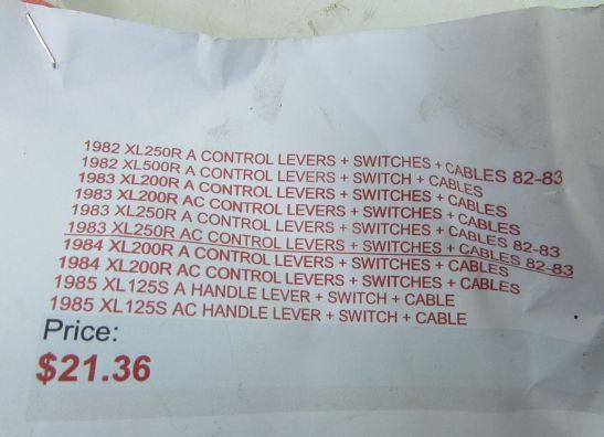 Braking lever Honda Overige Honda