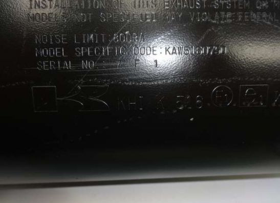 Uitlaat Kawasaki Z 750