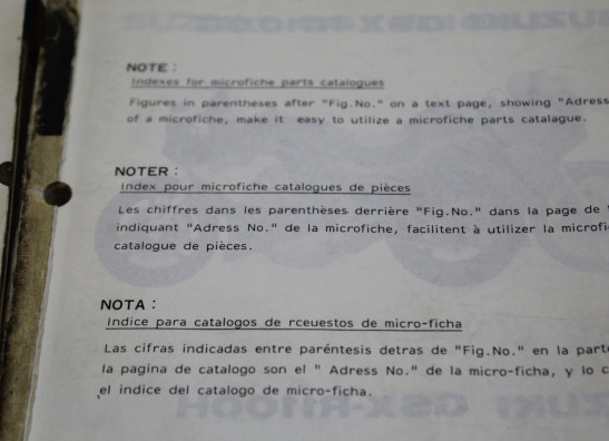 Teilebuch Suzuki GSX R 1100