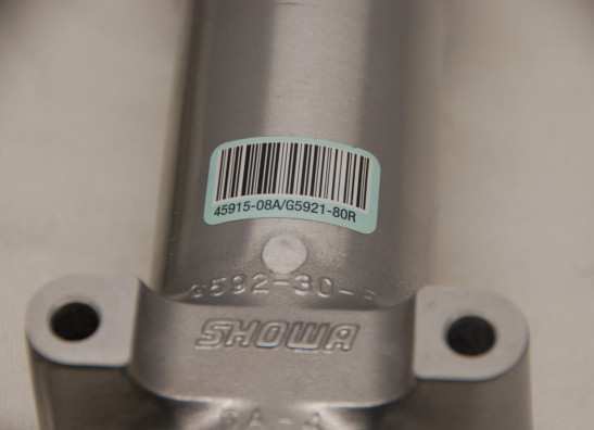 Fork pipe outside Harley Davidson Softtail