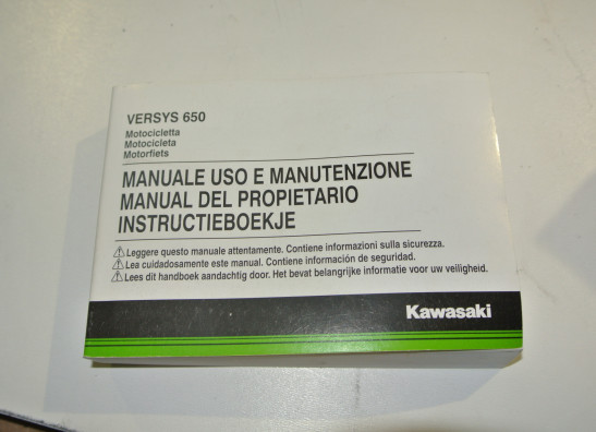 Instructieboekje Kawasaki VERSYS 650 2015-2018