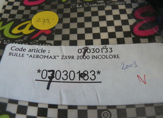 Wind screen Kawasaki ZX 9 R