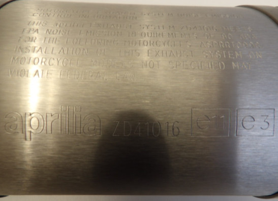 Uitlaat Aprilia RSV 1000