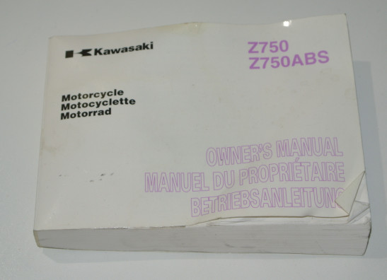 Instructieboekje Kawasaki Z 750