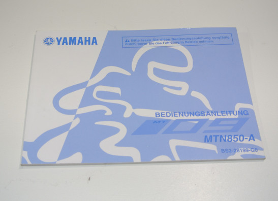 Fahrerhandbuch Yamaha MT 09