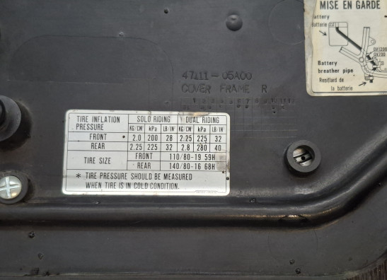 Cowl right Suzuki Madura 1200