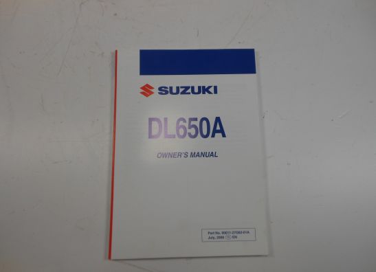 Fahrerhandbuch Suzuki DL 650 V STROM