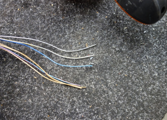 License plate holder BMW R 1100 GS