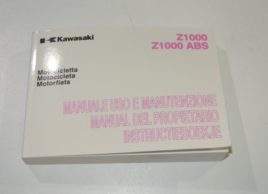 Instructieboekje Kawasaki Z 1000