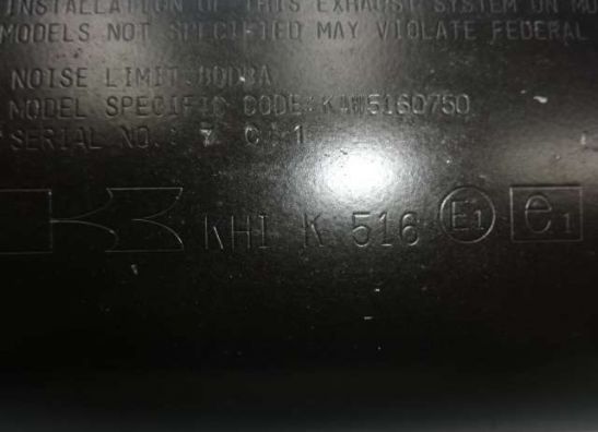 Uitlaat Kawasaki Z 750