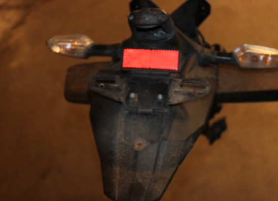 License plate holder Kawasaki ER 6