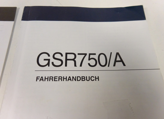 Fahrerhandbuch Suzuki GSR 750