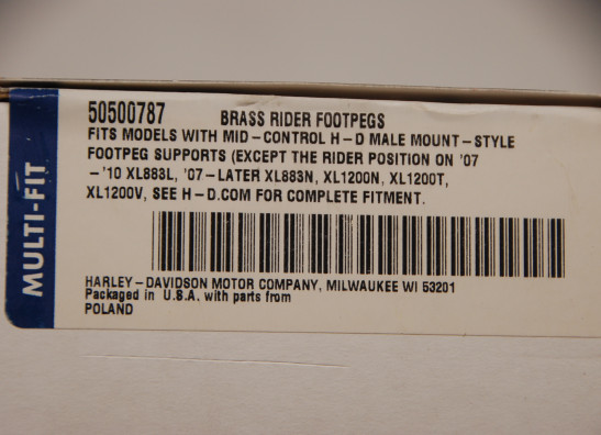 Duo voetsteun set Harley Davidson Custom universal other