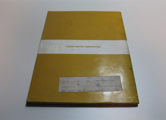 Werkplaatshandboek Suzuki XF 650 Freewind