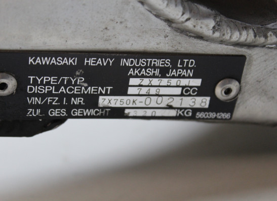 Rahme teile Kawasaki ZXR 750 R