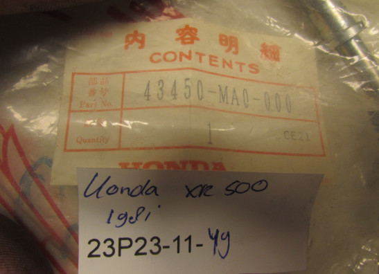 Remleiding voor Honda XR 500