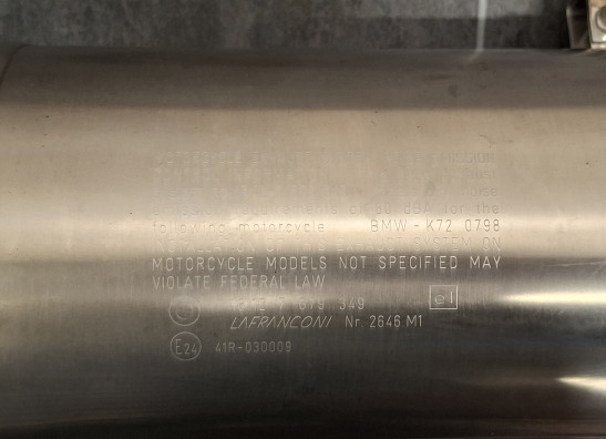 Auspuff BMW F 800 GS