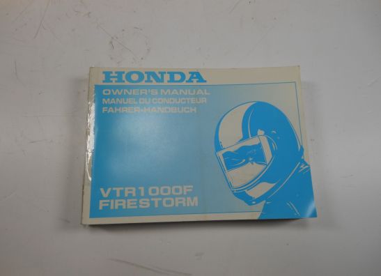 Instructieboekje Honda VTR 1000 F