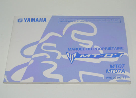 Fahrerhandbuch Yamaha MT 07