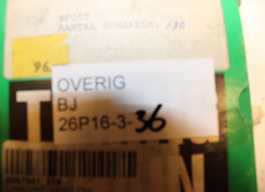 Distribution chain Overig Onbekend Unknown