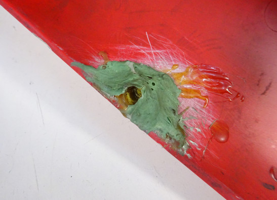 Rechter achterkant Ducati ST2