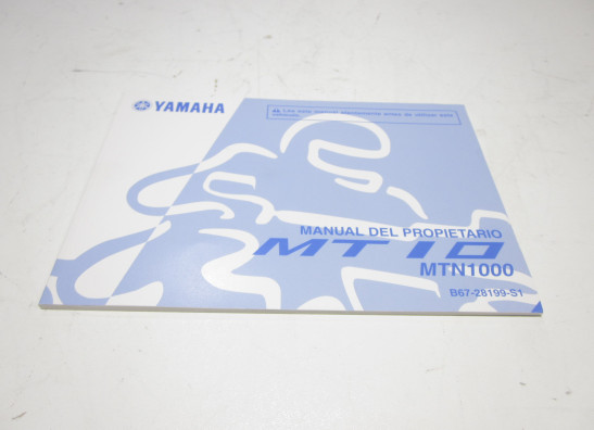 Instructieboekje Yamaha MT 10