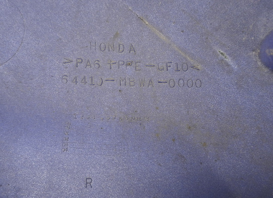 Rechter zijkuip Honda CBR 600 F