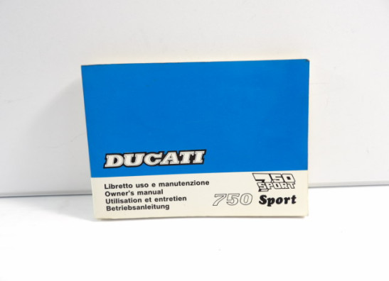 Instructieboekje Ducati 750 sport