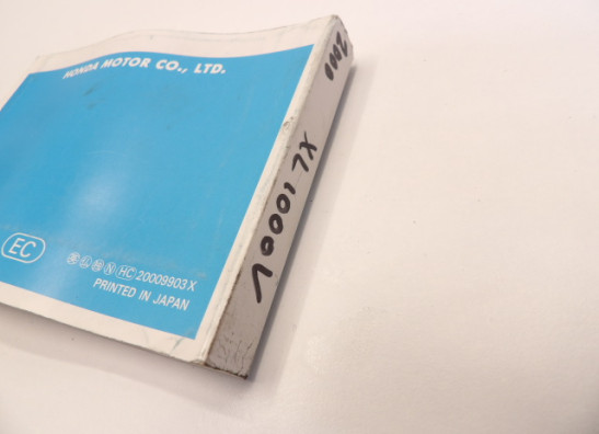 Instructieboekje Honda XL 1000 V Varadero