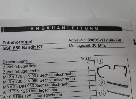 Valbeugel Suzuki GSF 650 Bandit