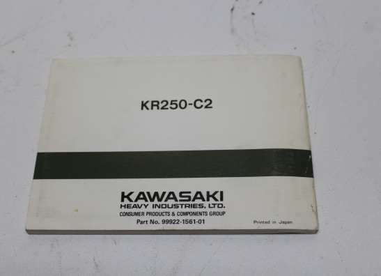 Instructieboekje Kawasaki KR-1S