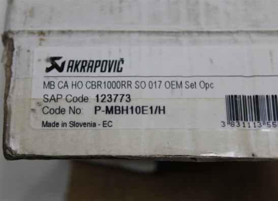 Uitlaat Honda CBR Fireblade