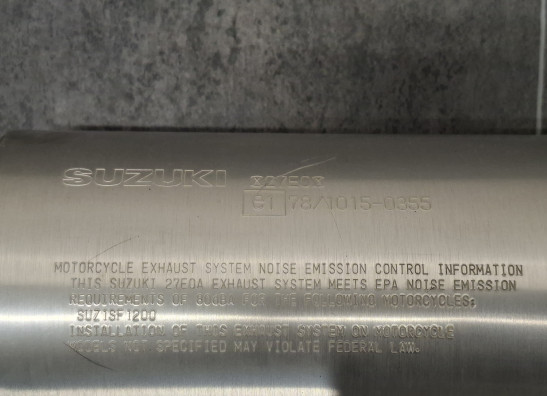 Uitlaat Suzuki GSF 1200 Bandit