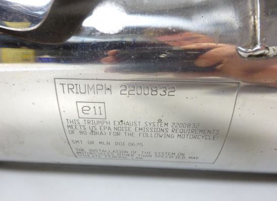 Auspuff Triumph Street Triple 675