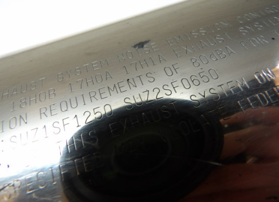 Uitlaat Suzuki GSF 650 Bandit