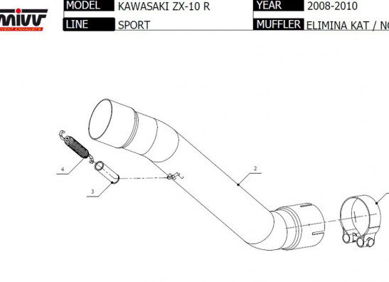 Uitlaat Kawasaki ZX 10 R