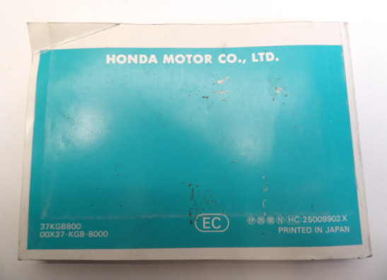 Manuel Honda Overige Honda