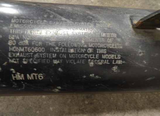 Uitlaat Honda CBR 600 F