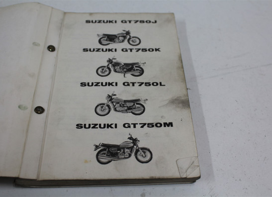 Onderdelenboek Suzuki GT 750