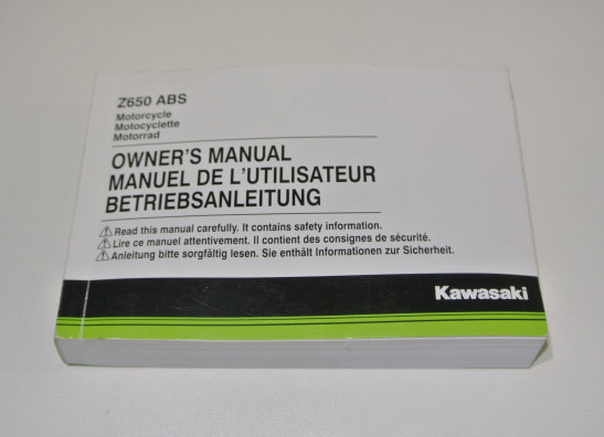 Instructieboekje Kawasaki Z 650