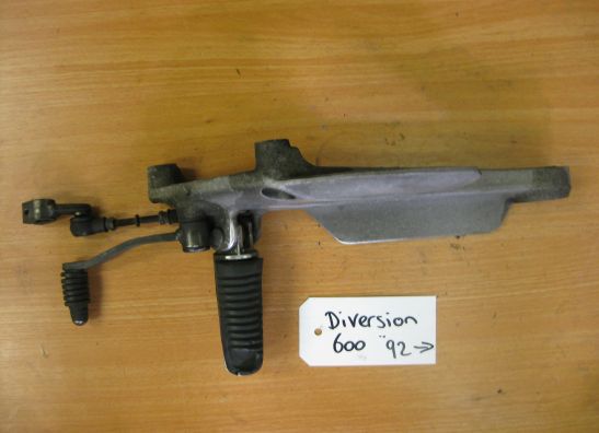 Main step holder left Yamaha XJ 600 Diversion