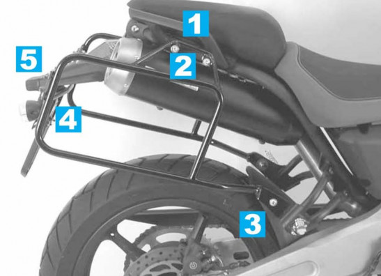 Kofferbeugel set Yamaha MT 03