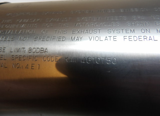 Muffler Kawasaki Z 750