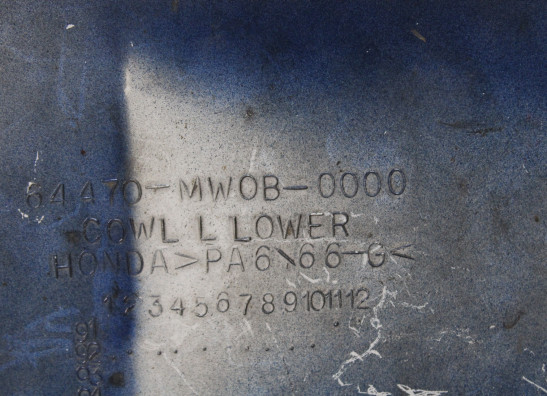 Linker onderkuip Honda CBR 900 RR