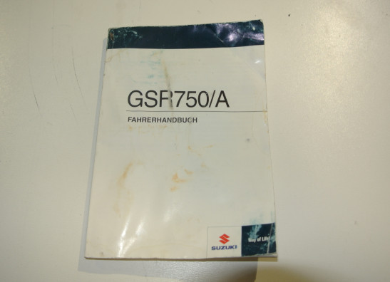 Instructieboekje Suzuki GSR 750 2011-2016